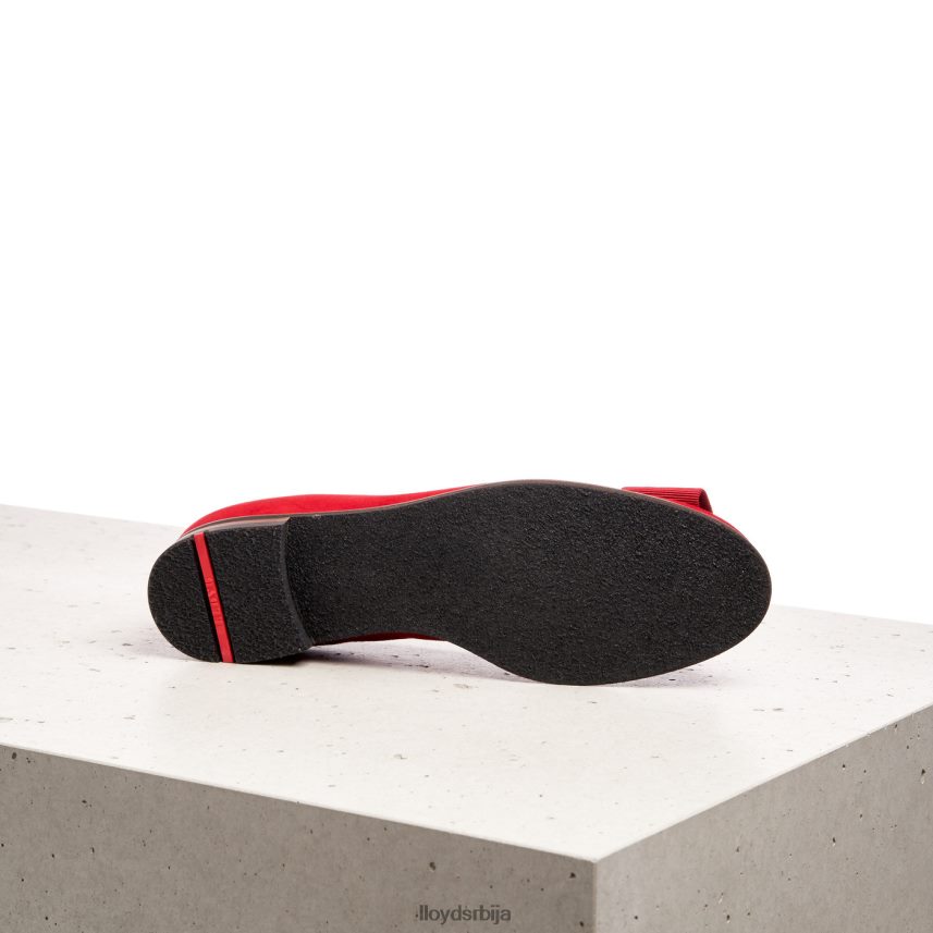 кожна балерина Жене D0806T1175 ципеле црвена LLOYD