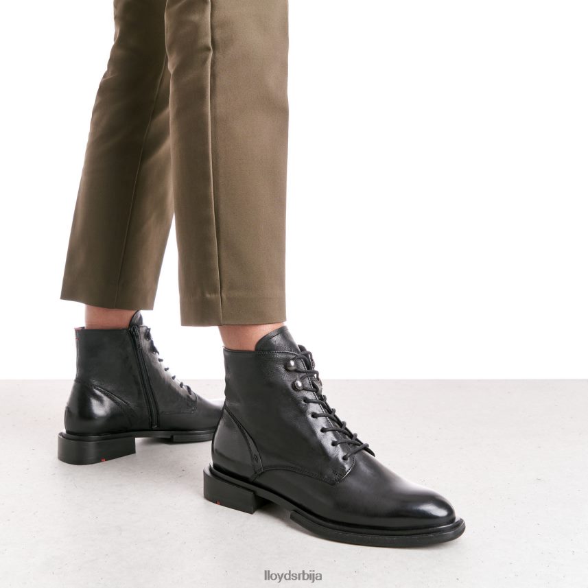 глежњаче од овчије коже Жене D0806T1001 ципеле црн LLOYD