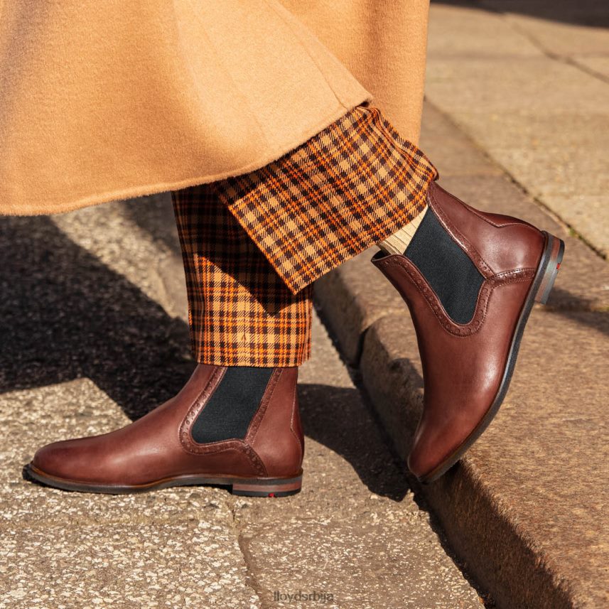 лако увлачење у глежњаче Жене D0806T1004 ципеле браон LLOYD