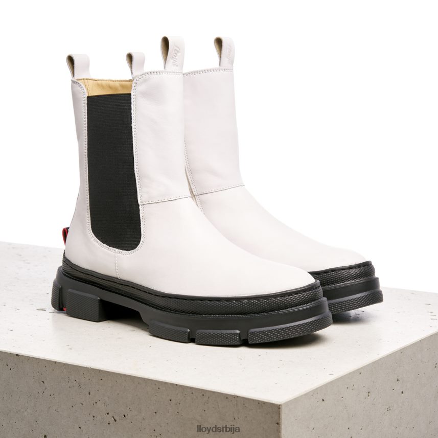 глежњаче од глатке коже Жене D0806T875 ципеле бео LLOYD