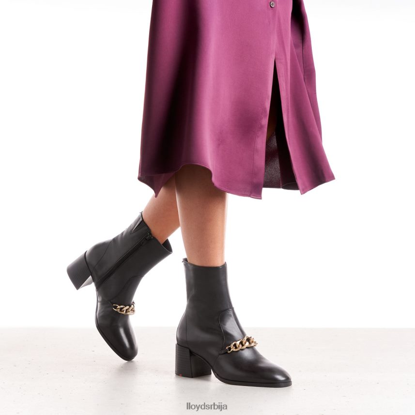 кожне глежњаче Жене D0806T878 ципеле црн LLOYD