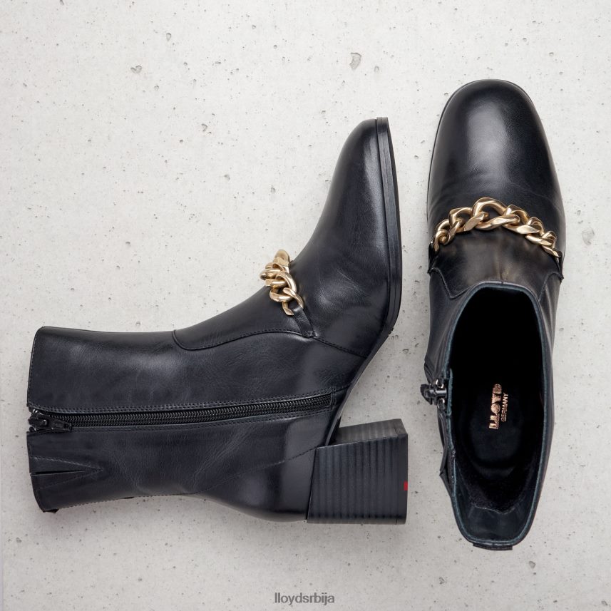 кожне глежњаче Жене D0806T878 ципеле црн LLOYD