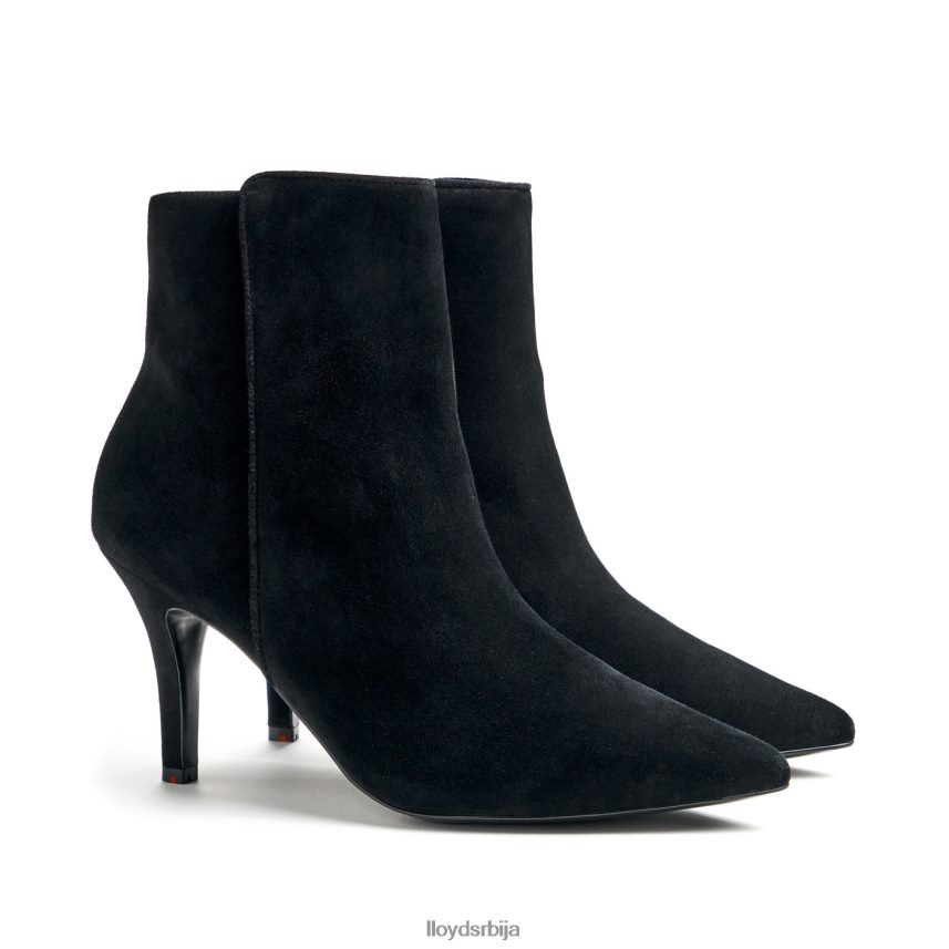 груба кожна глежњача Жене D0806T879 ципеле црн LLOYD