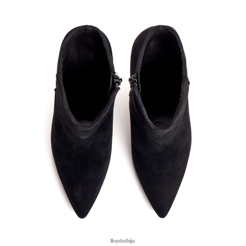 груба кожна глежњача Жене D0806T879 ципеле црн LLOYD