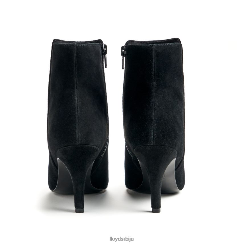 груба кожна глежњача Жене D0806T879 ципеле црн LLOYD