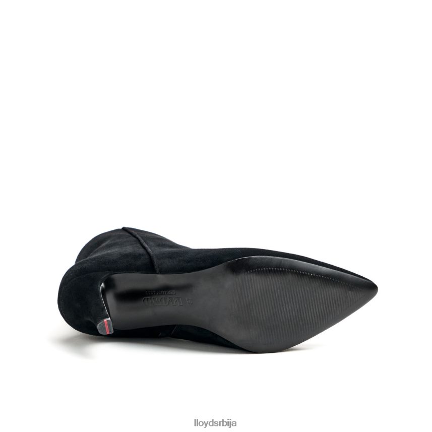 груба кожна глежњача Жене D0806T879 ципеле црн LLOYD