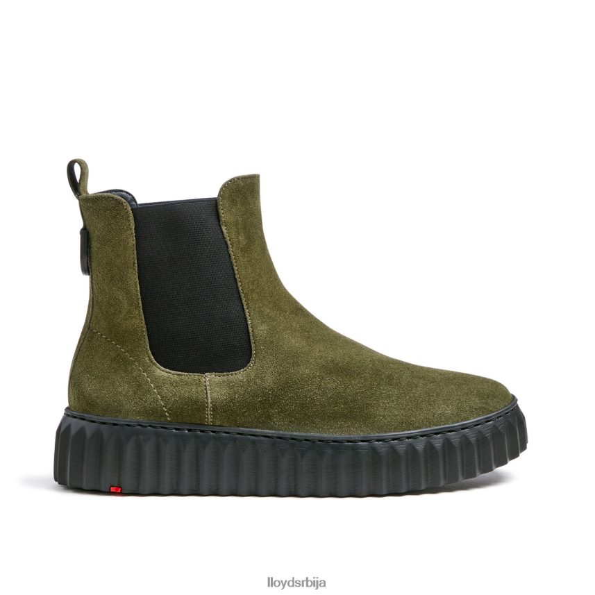 груба кожна глежњача Жене D0806T883 ципеле зелен LLOYD