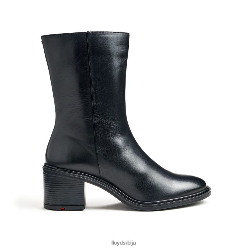 модне глежњаче од глатке коже Жене D0806T885 ципеле црн LLOYD