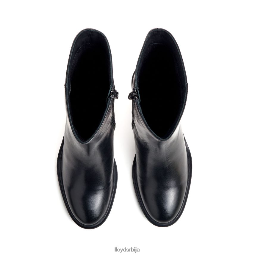 модне глежњаче од глатке коже Жене D0806T885 ципеле црн LLOYD