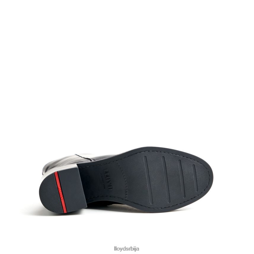 модне глежњаче од глатке коже Жене D0806T885 ципеле црн LLOYD