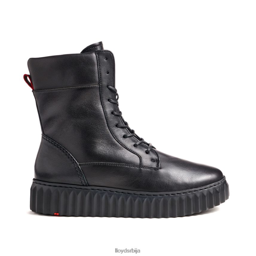 глежњача од глатке коже са светлим ђоном Жене D0806T887 ципеле црн LLOYD