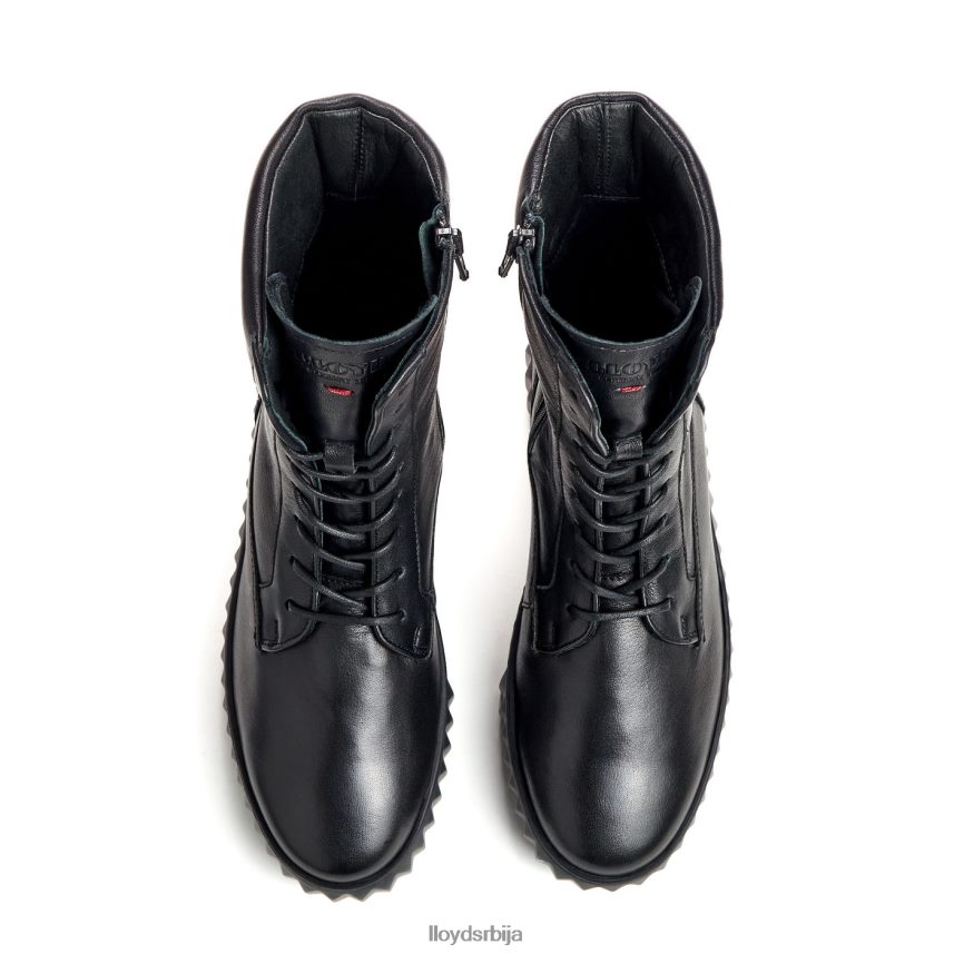 глежњача од глатке коже са светлим ђоном Жене D0806T887 ципеле црн LLOYD