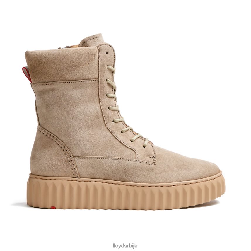 груба кожна глежњача Жене D0806T888 ципеле беж LLOYD