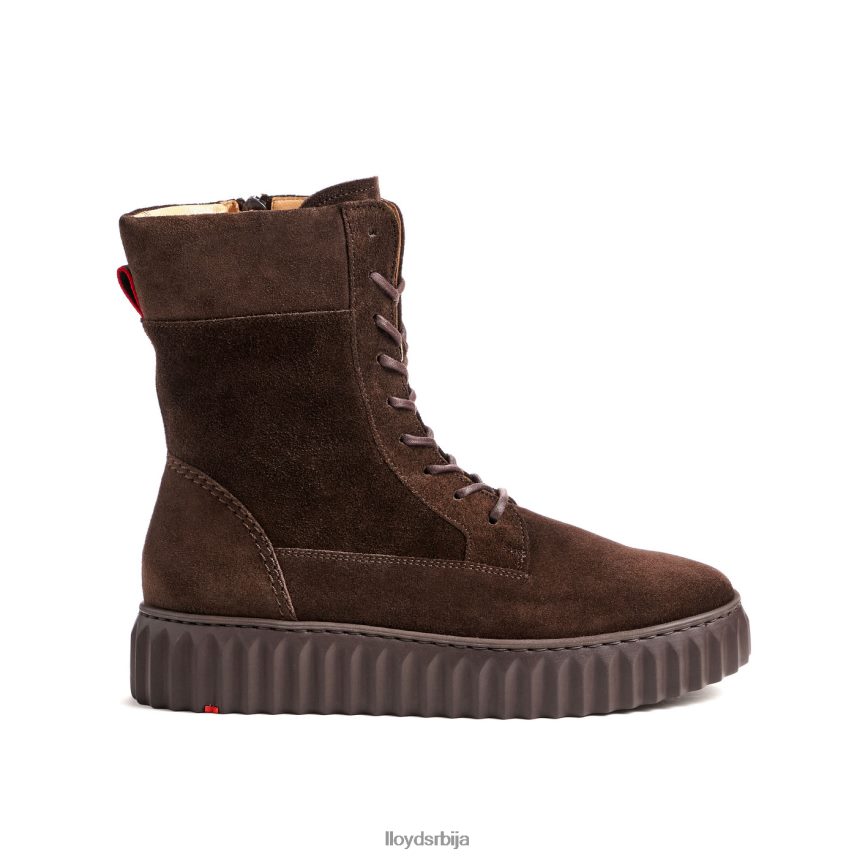 груба кожна глежњача Жене D0806T889 ципеле браон LLOYD