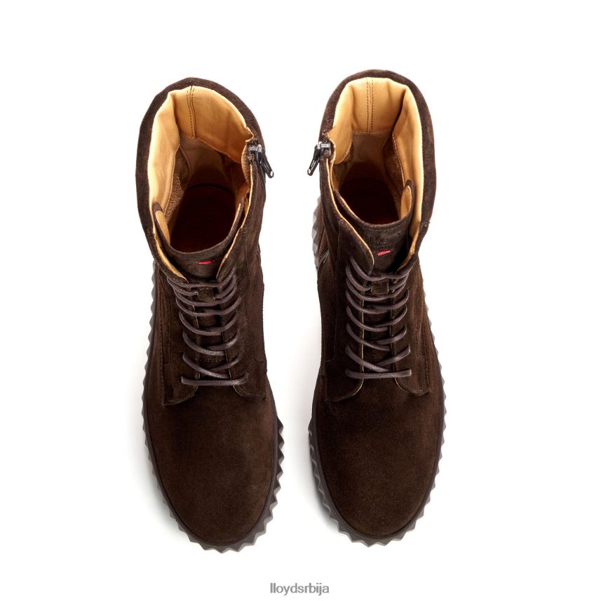 груба кожна глежњача Жене D0806T889 ципеле браон LLOYD