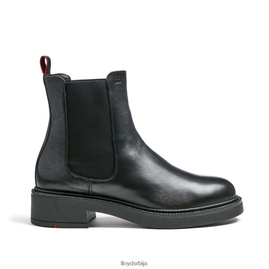 спортске глежњаче од глатке коже Жене D0806T892 ципеле црн LLOYD