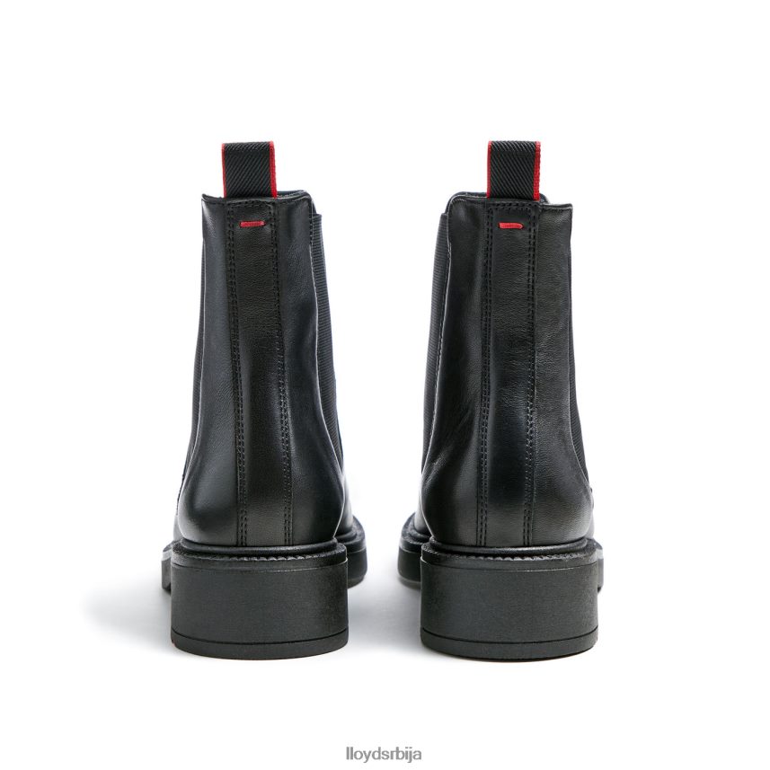 спортске глежњаче од глатке коже Жене D0806T892 ципеле црн LLOYD