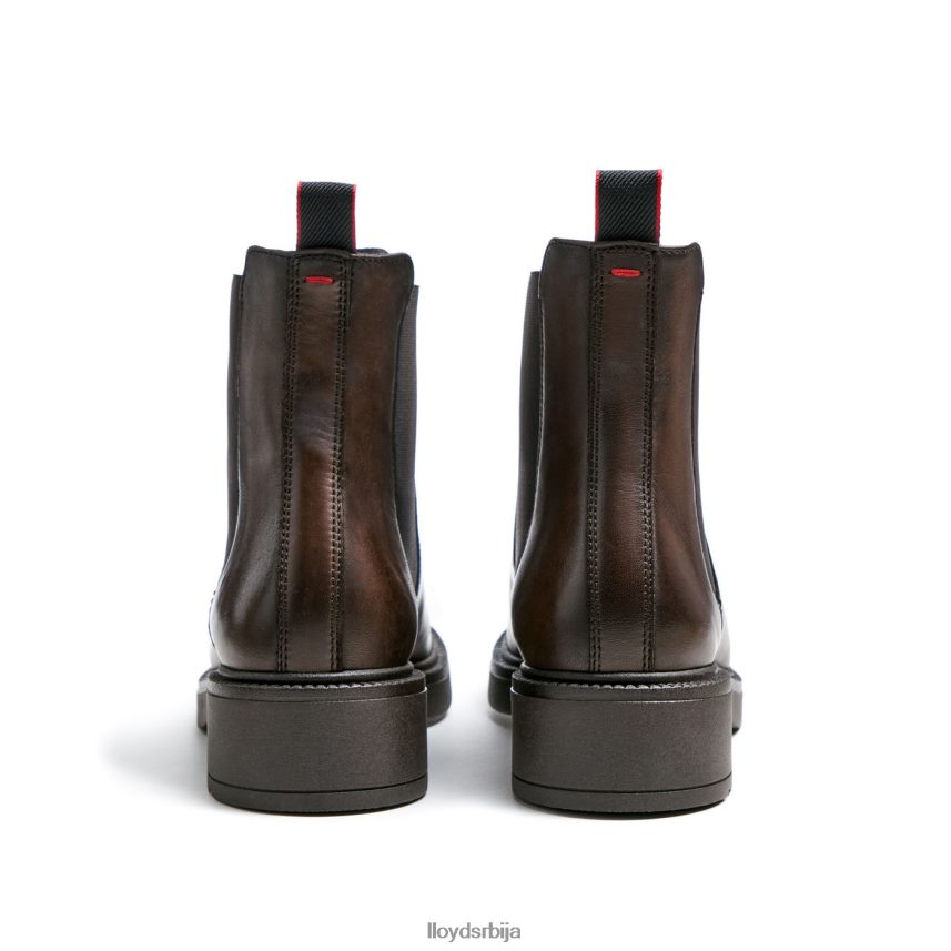 спортске глежњаче од глатке коже Жене D0806T893 ципеле браон LLOYD