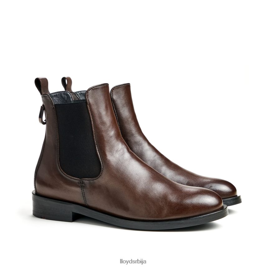 модне глежњаче од глатке коже Жене D0806T897 ципеле браон LLOYD