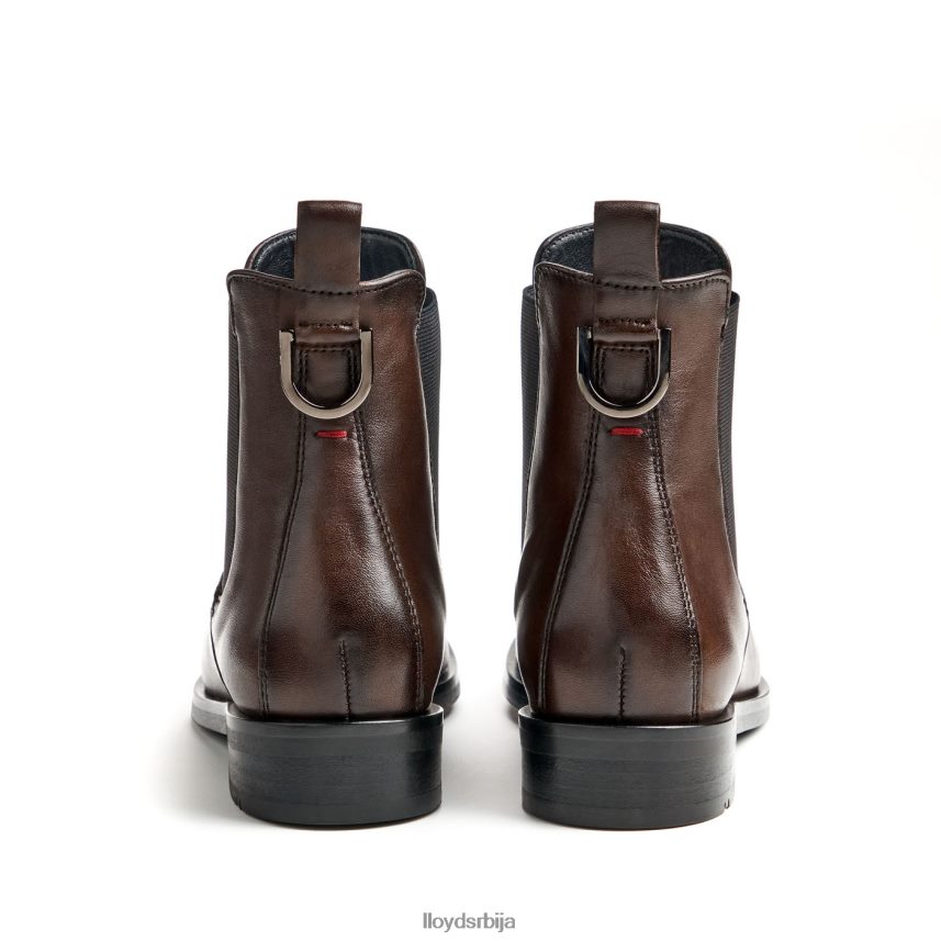 модне глежњаче од глатке коже Жене D0806T897 ципеле браон LLOYD