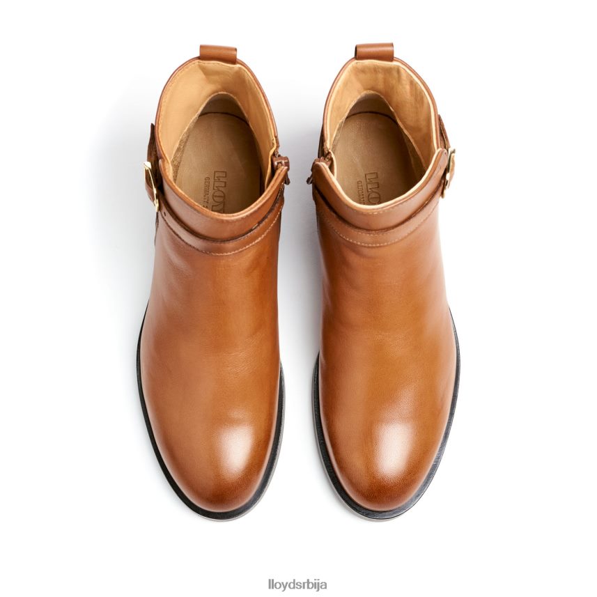 модне глежњаче од глатке коже Жене D0806T900 ципеле браон LLOYD