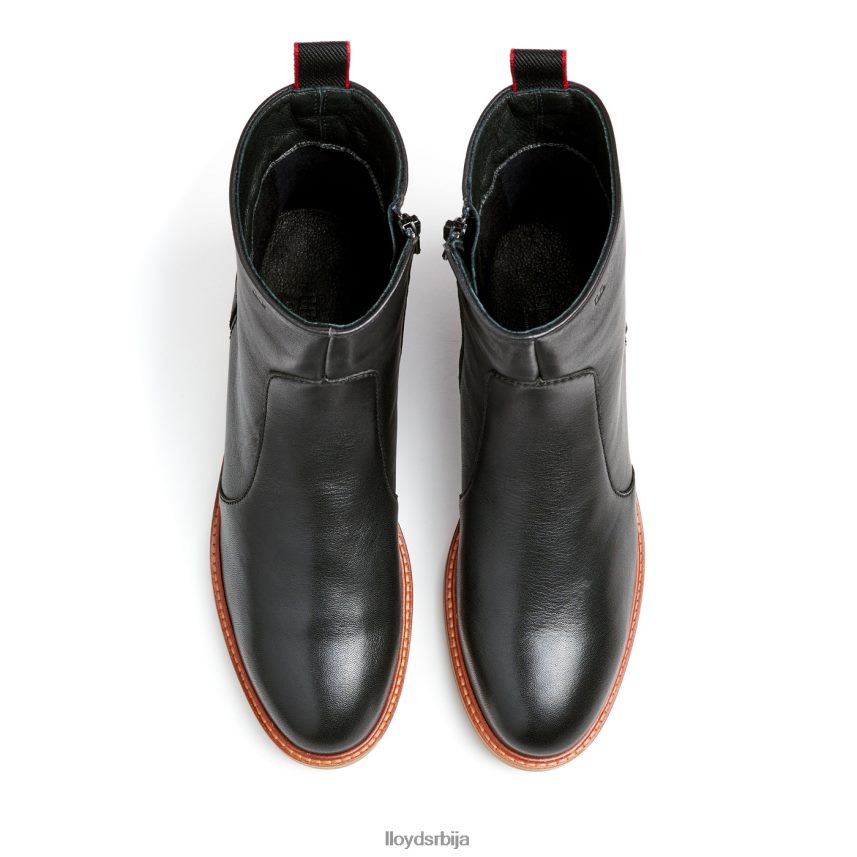 модне кожне глежњаче Жене D0806T901 ципеле црн LLOYD