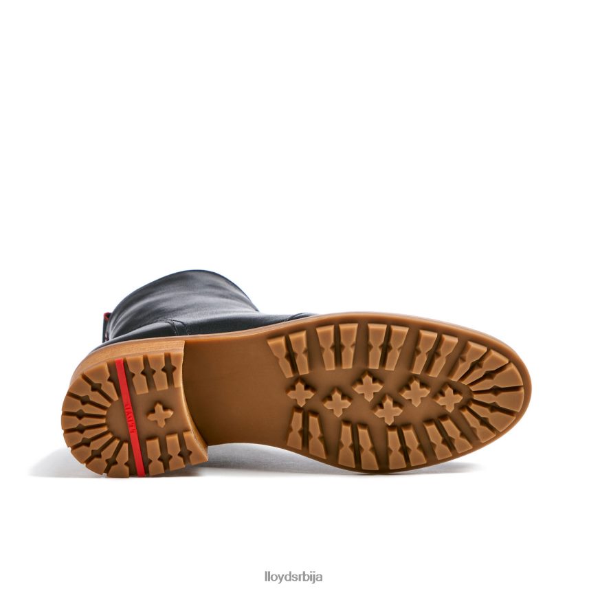 модне кожне глежњаче Жене D0806T901 ципеле црн LLOYD