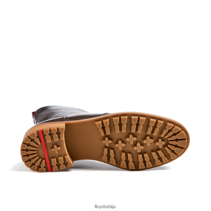 спортске глежњаче од глатке коже Жене D0806T902 ципеле браон LLOYD