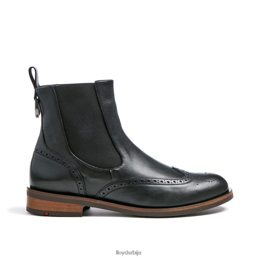 спортске глежњаче од глатке коже Жене D0806T904 ципеле црн LLOYD