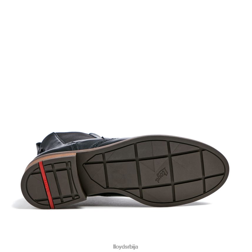 спортске глежњаче од глатке коже Жене D0806T904 ципеле црн LLOYD