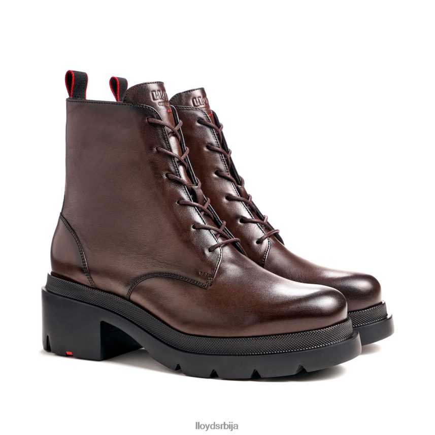 глежњача од глатке коже са светлим ђоном Жене D0806T907 ципеле браон LLOYD