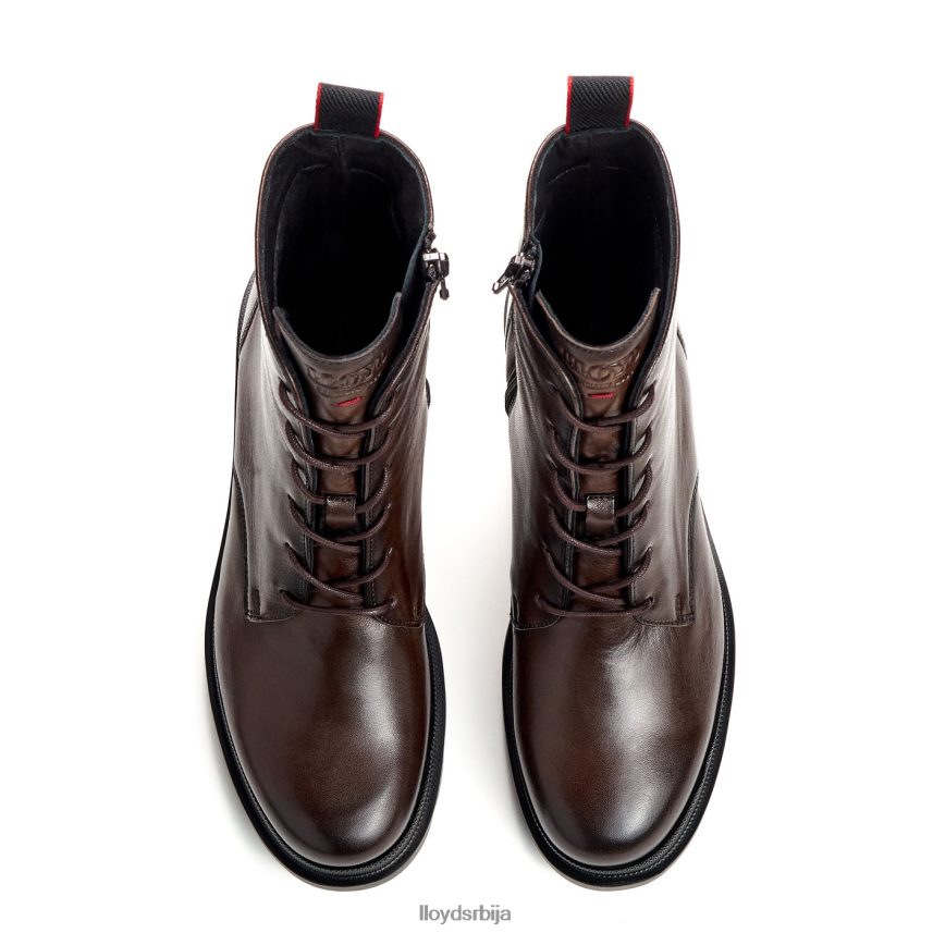 глежњача од глатке коже са светлим ђоном Жене D0806T907 ципеле браон LLOYD