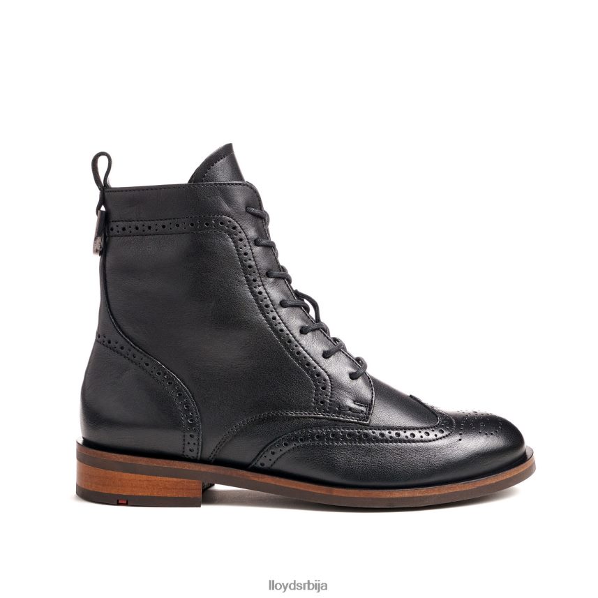 модне кожне глежњаче Жене D0806T908 ципеле црн LLOYD