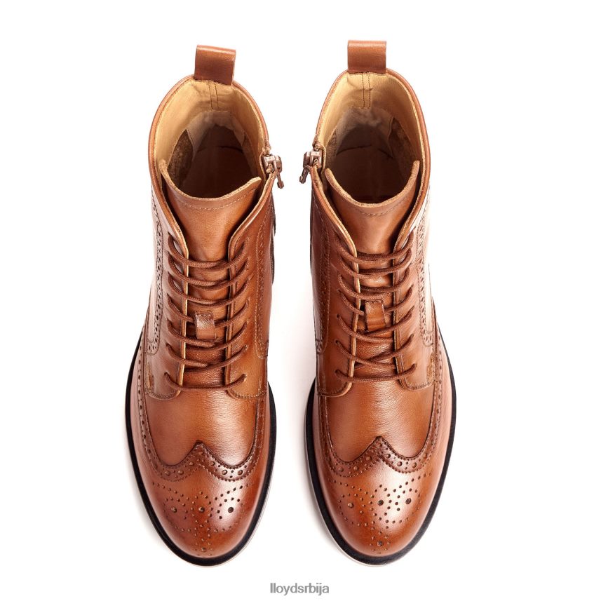 спортске глежњаче од глатке коже Жене D0806T909 ципеле браон LLOYD