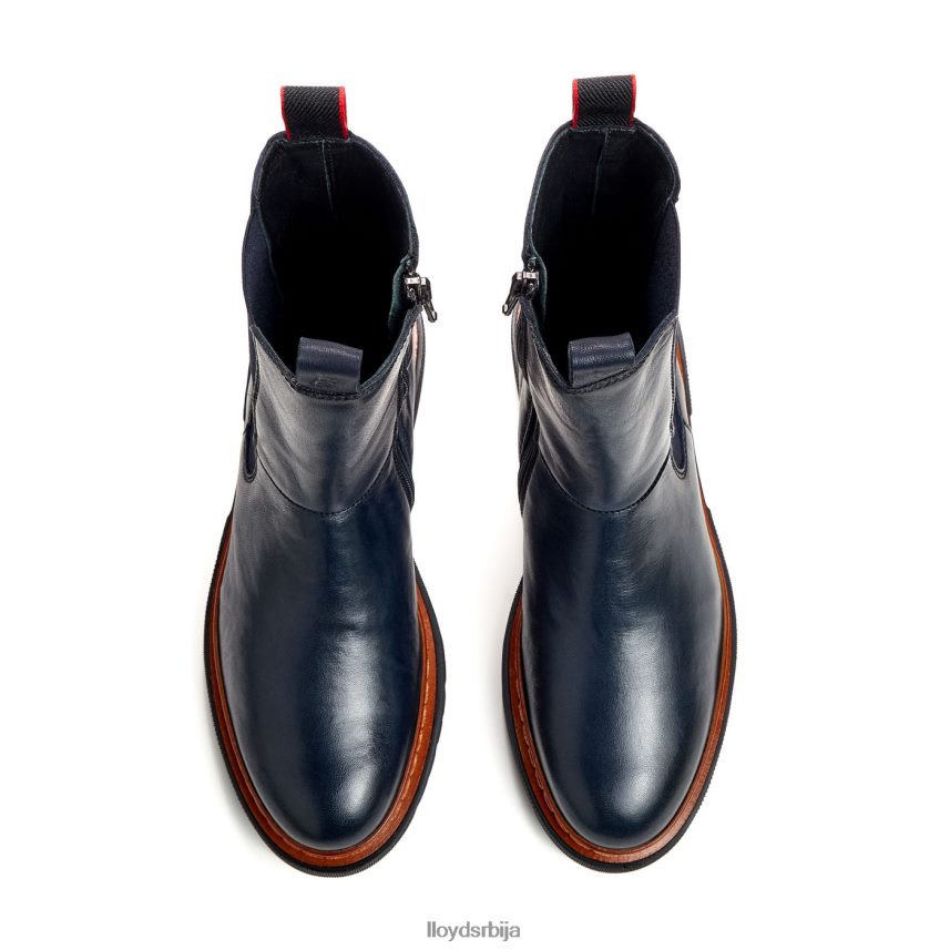 глежњача од глатке коже са светлим ђоном Жене D0806T912 ципеле Плави LLOYD