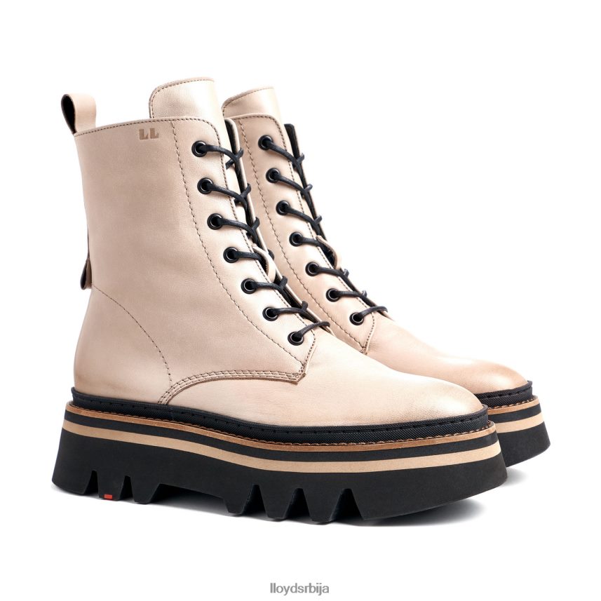 глежњача од глатке коже са светлим ђоном Жене D0806T916 ципеле беж LLOYD