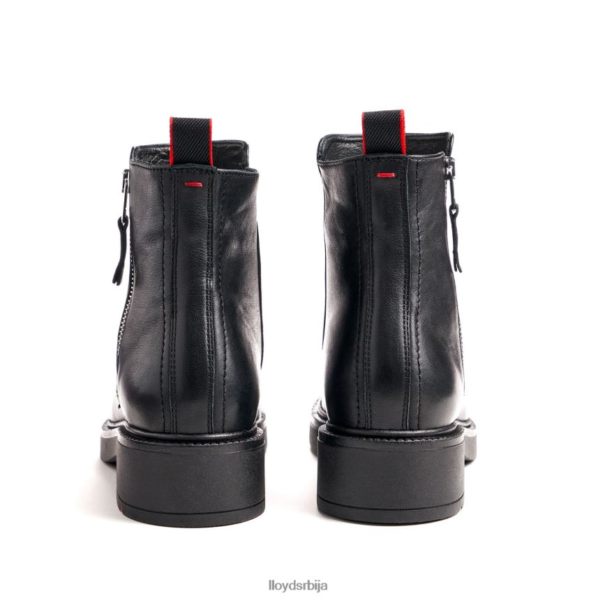 модне глежњаче од глатке коже Жене D0806T918 ципеле црн LLOYD