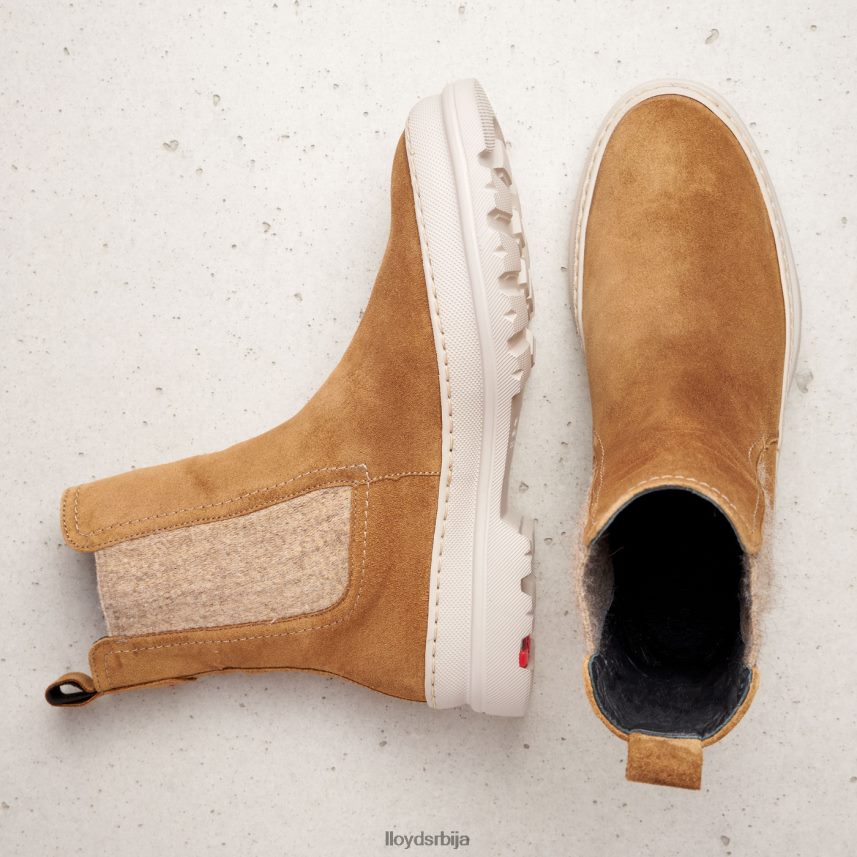 глежњаче од грубе коже Жене D0806T925 ципеле браон LLOYD