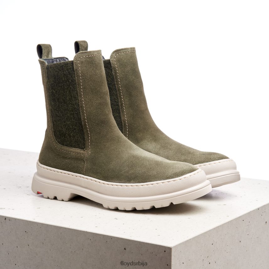 глежњаче од грубе коже Жене D0806T926 ципеле зелен LLOYD