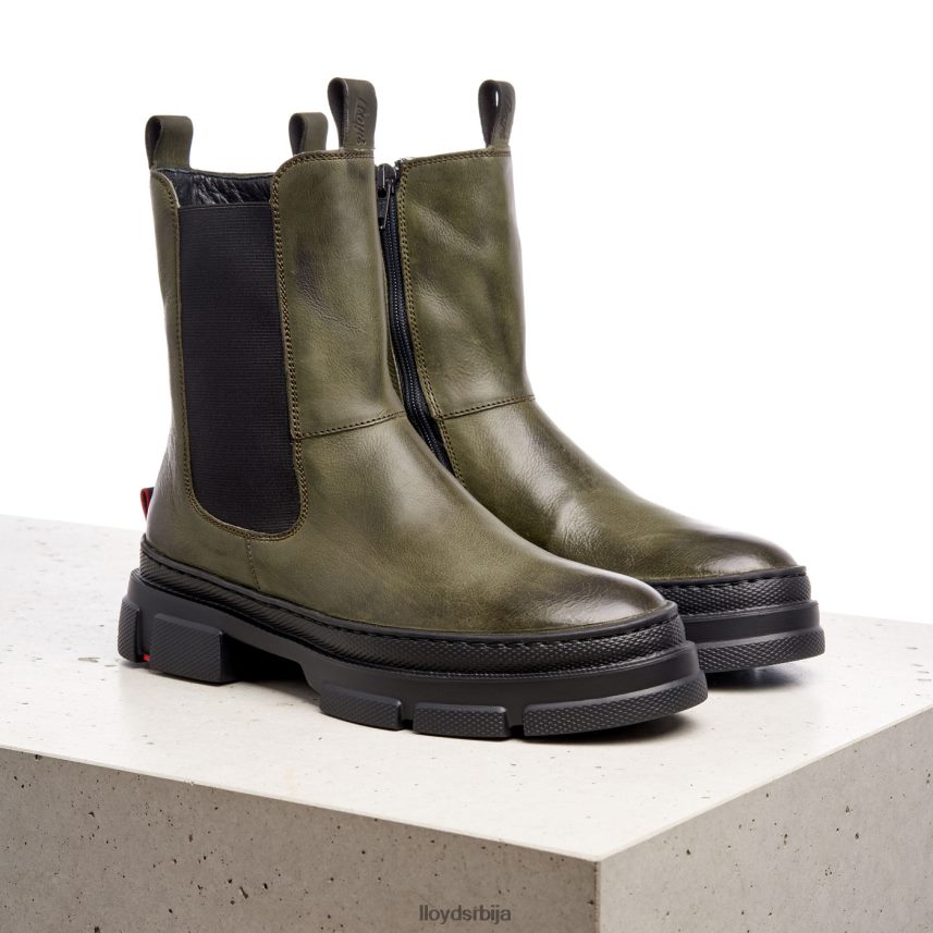 глежњаче од глатке коже Жене D0806T930 ципеле зелен LLOYD