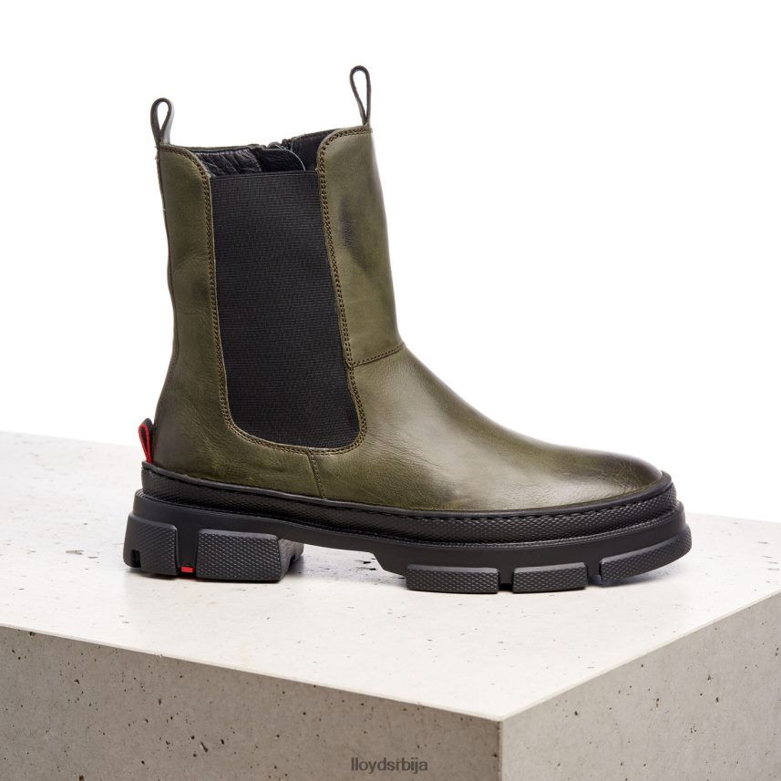 глежњаче од глатке коже Жене D0806T930 ципеле зелен LLOYD