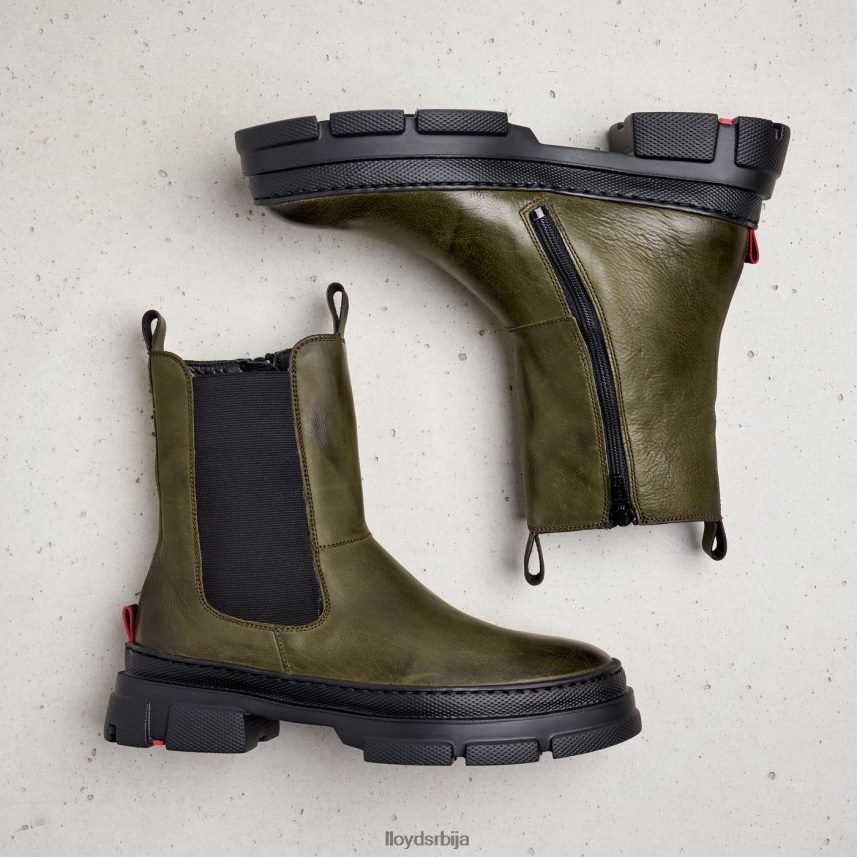 глежњаче од глатке коже Жене D0806T930 ципеле зелен LLOYD