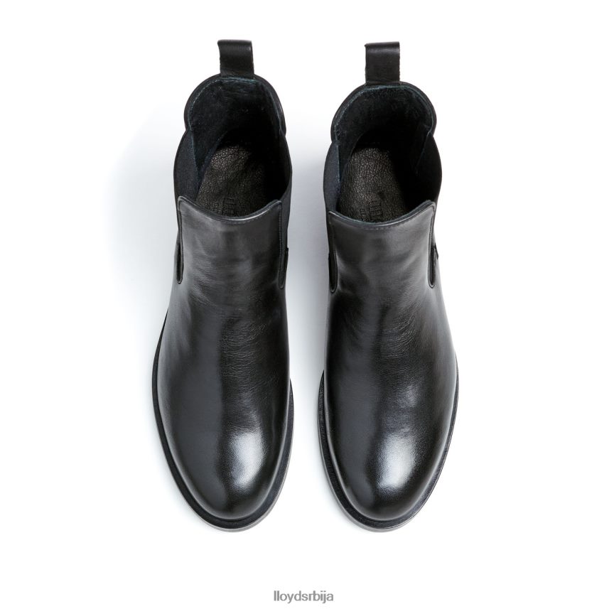 глежњаче од глатке коже Жене D0806T932 ципеле црн LLOYD