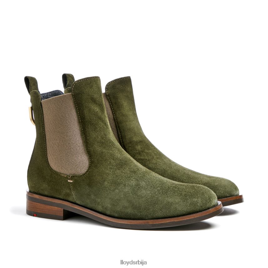 глежњаче од грубе коже Жене D0806T935 ципеле зелен LLOYD