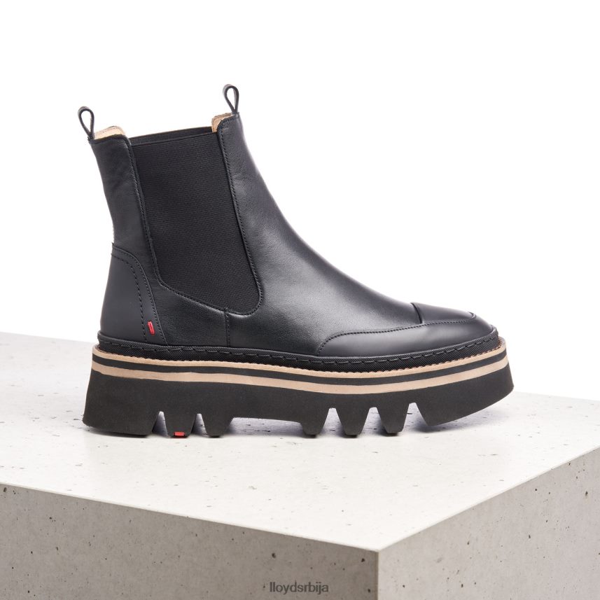 глежњаче са лаганим ђоном Жене D0806T942 ципеле црн LLOYD