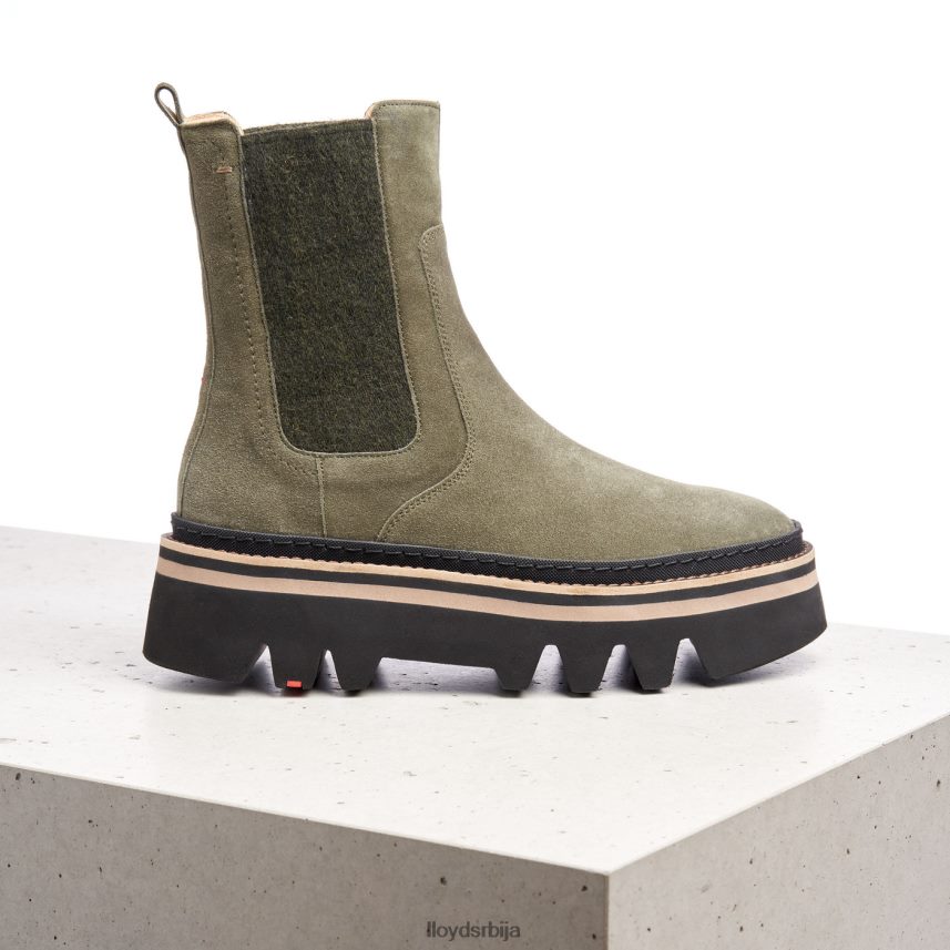 слип-он глежњаче Жене D0806T945 ципеле зелен LLOYD