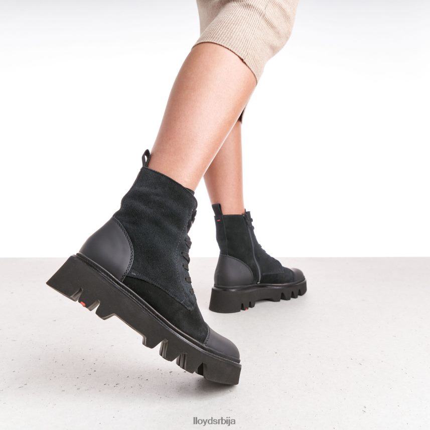 кожне глежњаче са светлим ђоном Жене D0806T947 ципеле црн LLOYD