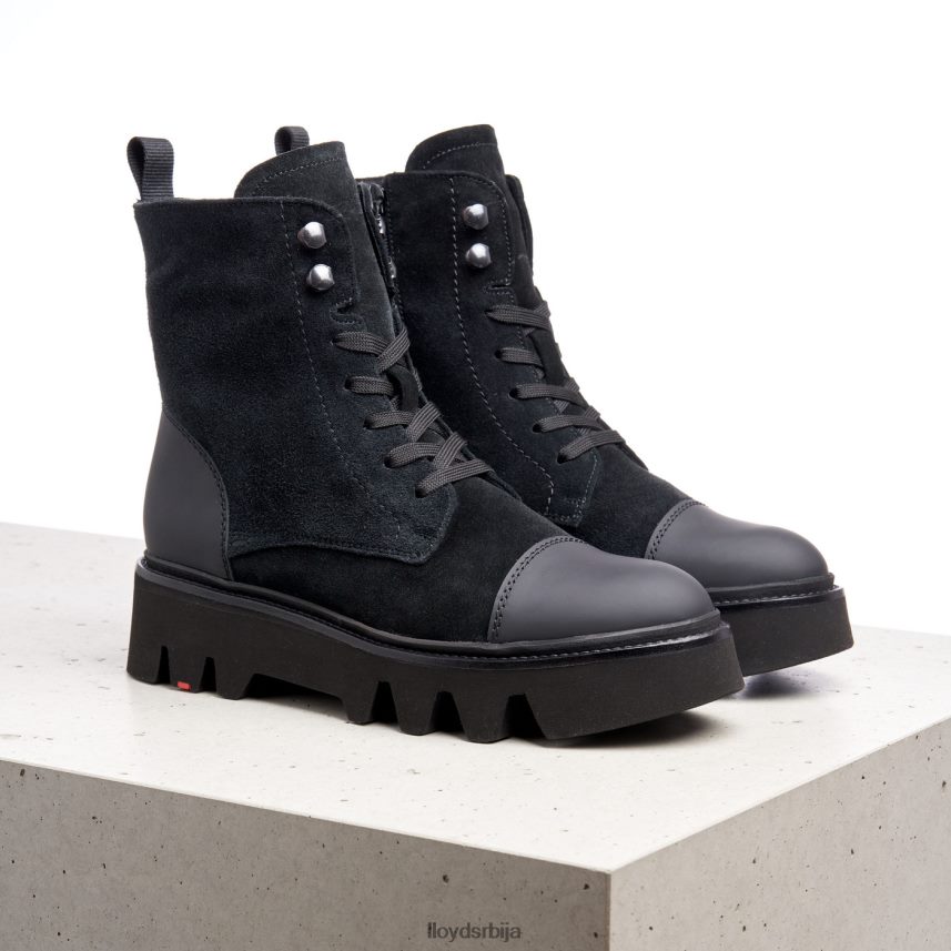 кожне глежњаче са светлим ђоном Жене D0806T947 ципеле црн LLOYD