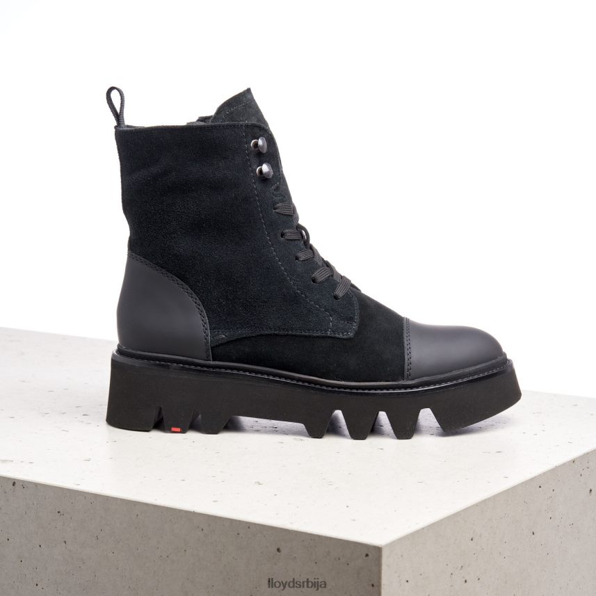 кожне глежњаче са светлим ђоном Жене D0806T947 ципеле црн LLOYD