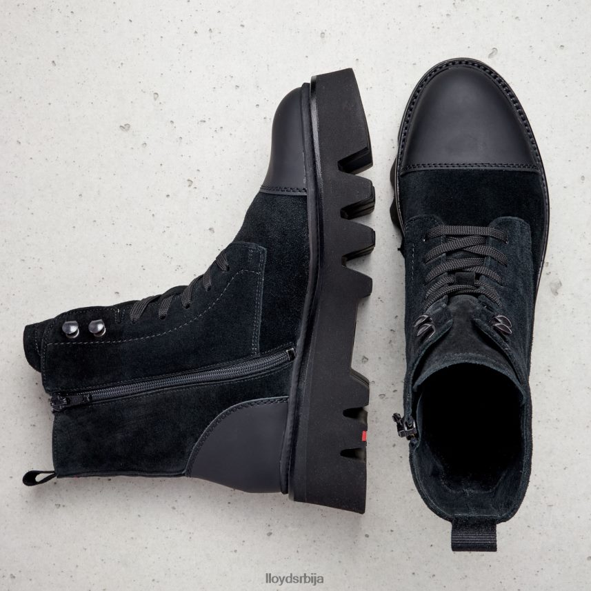 кожне глежњаче са светлим ђоном Жене D0806T947 ципеле црн LLOYD